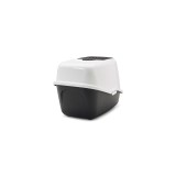 SAVIC Nestor bianco-nero - lettiera per gatti chiusa - 56x39x38.5 cm - 1 pezzo