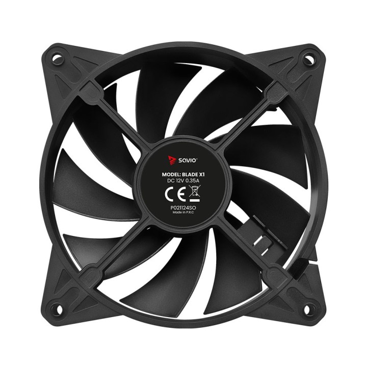 SAVIO Set ventole BLADE X1 SET 3 x 120mm 4-pin PWM nero