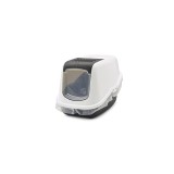 SAVIC Nestor bianco-nero - lettiera per gatti chiusa - 56x39x38.5 cm - 1 pezzo