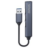 SAVIO Hub AK-70 USB-A - 3 × USB-A 2.0 1 × USB-A 3.1 GEN 1 4 in 1 5 Gbps