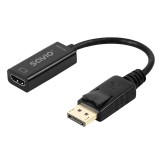 Adattatore Savio DisplayPort (M) v1.2 - HDMI A (F) v1.4 4K AK-62