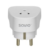 SAVIO AP-01 Adattatore da viaggio US presa – EU spina
