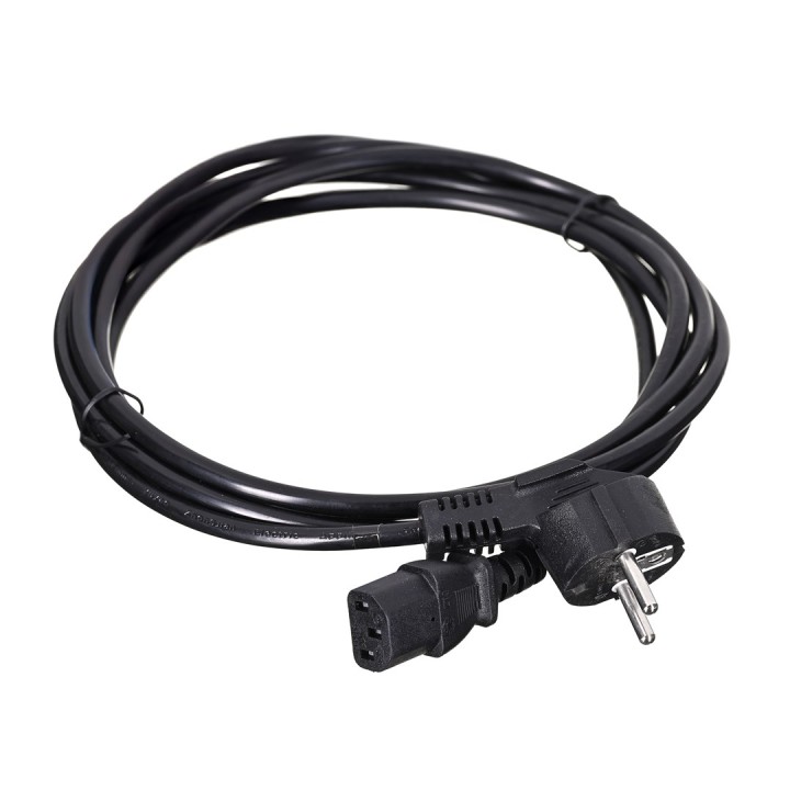 SAVIO CL-146 Cavo di alimentazione Schuko IEC C13 3 m nero