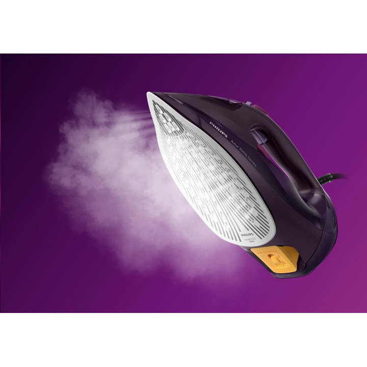 Philips 7000 Serie DST7061/30 Ferro da stiro a vapore SteamGlide Elite piastra 3000 W Viola