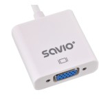 SAVIO HDMI (M) TO VGA (F) ADAPTER BIANCO CL-201