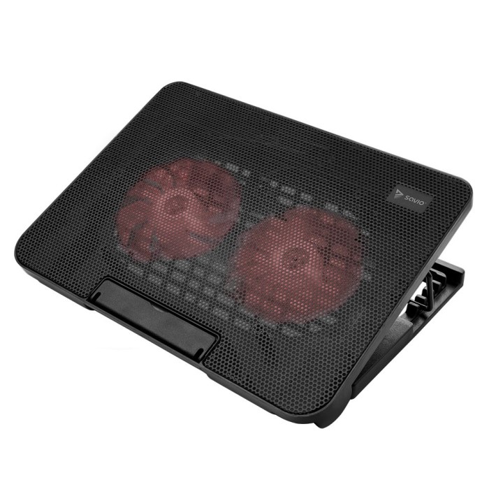 Savio Pad di raffreddamento per laptop 2 ventole COS-02