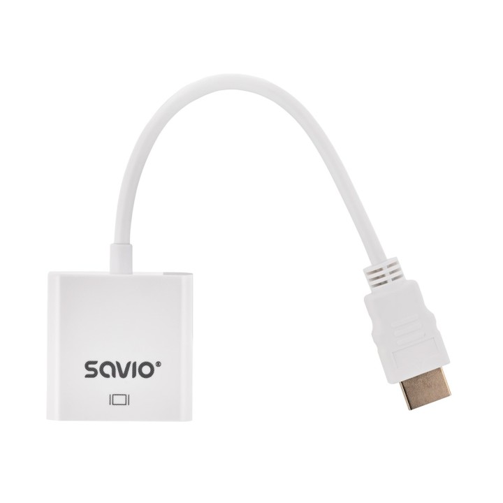 SAVIO HDMI (M) TO VGA (F) ADAPTER BIANCO CL-201