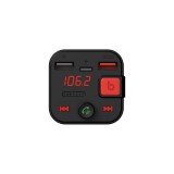 SAVIO FM trasmettitore Bluetooth 5.3 QC 3.0 caricabatterie display LED Bass Boost TR-15 nero