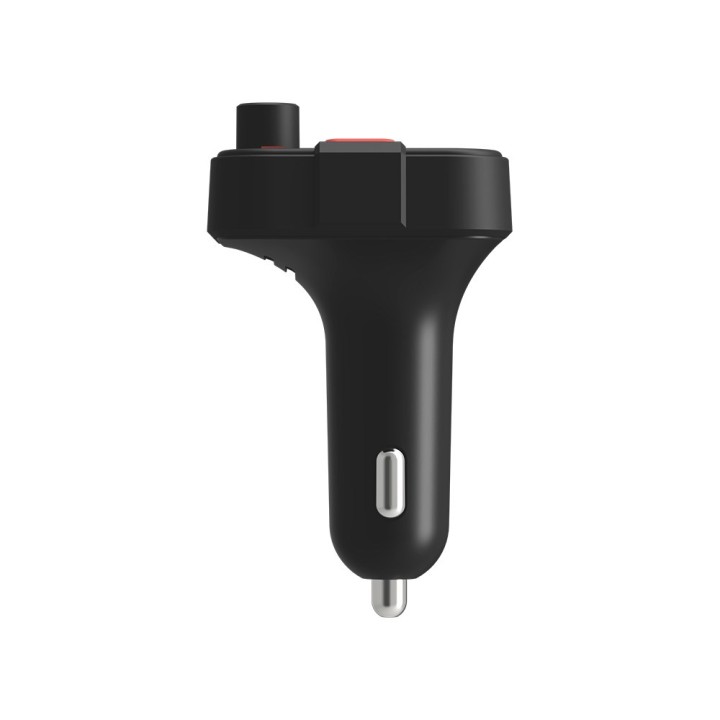 SAVIO FM trasmettitore Bluetooth 5.3 QC 3.0 caricabatterie display LED Bass Boost TR-15 nero