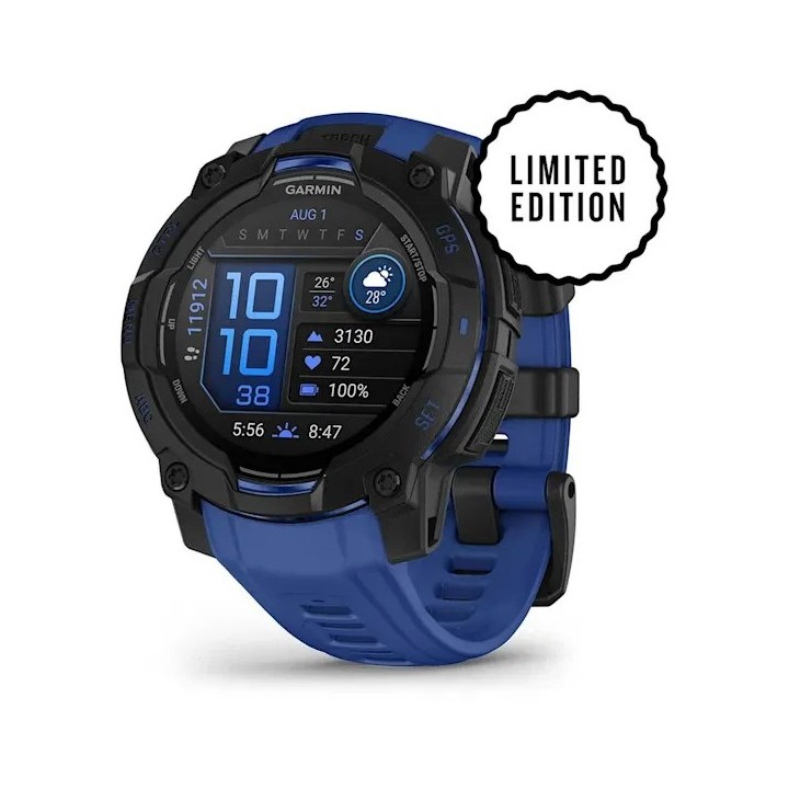 Garmin Instinct 3 3.05 cm (1.2 ) AMOLED 45 mm Digitale 390 x 390 pixel nero GPS (satellite)