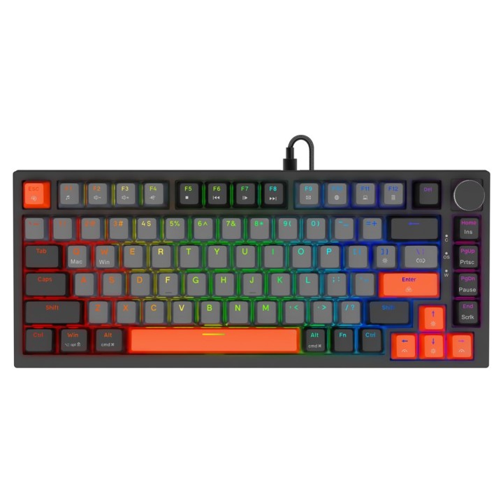 Savio ASTRAL BLACK JADE 3 COLOURS Tastiera Gaming USB QWERTY US Internazionale