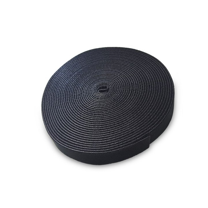 SAVIO Organizer per cavi Nastro Velcro nero 10m OC-01/B 1 pc