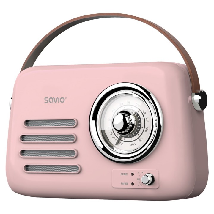 SAVIO RS-03 Radio portatile rosa