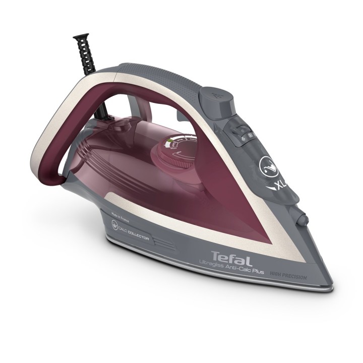 Tefal Ultragliss Anti-Calc Plus FV6840 ferro da stiro a vapore 2800 W viola argento