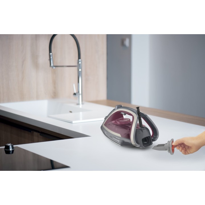 Tefal Ultragliss Anti-Calc Plus FV6840 ferro da stiro a vapore 2800 W viola argento