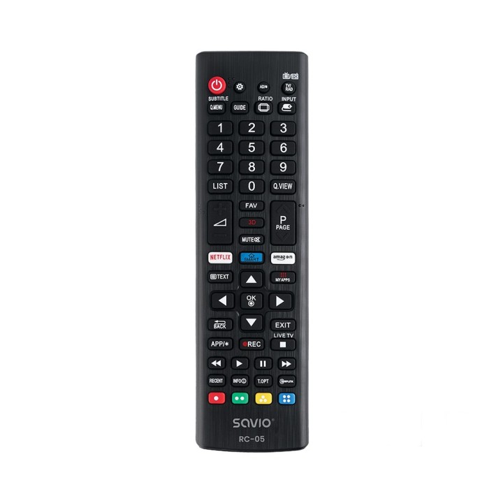 SAVIO Telecomando universale/sostitutivo per LG TV RC-05 IR Wireless