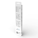 Savio CL-125 USB cavo USB 2.0 1 m USB A USB C Bianco