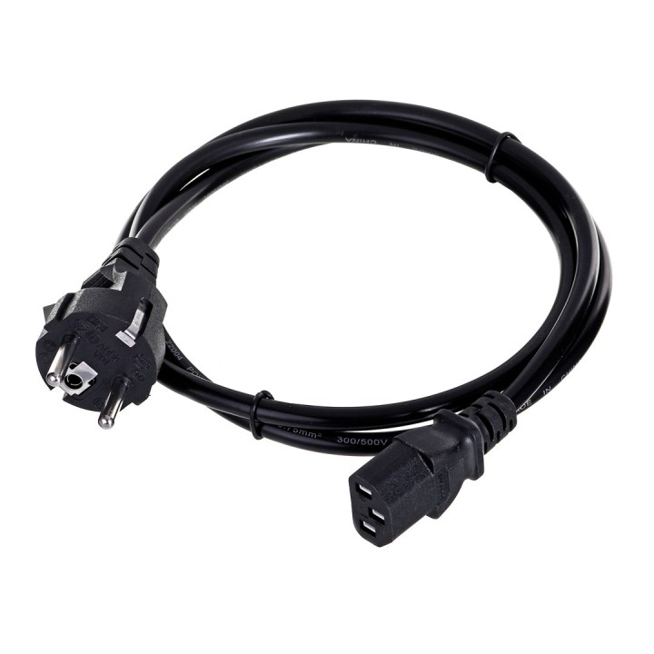 Savio CL-138 cavo di alimentazione nero 1.2 m