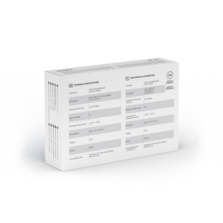 Savio 2.5 Enclosure esterno HDD/SDD USB 3.0 AK-65