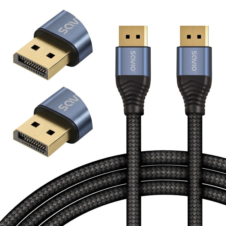 Savio CL-211 DisplayPort cavo 3 m nero