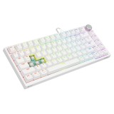 Savio ASTRAL WHITE JADE Tastiera Gaming USB QWERTY US Internazionale