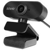Savio CAK-04 Webcam 720 MP 1280 x 720 pixel USB Nero