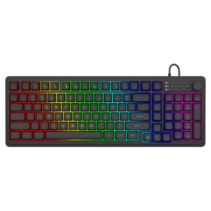 Savio Galaxis Tastiera Gaming USB QWERTY US Inglese Nero