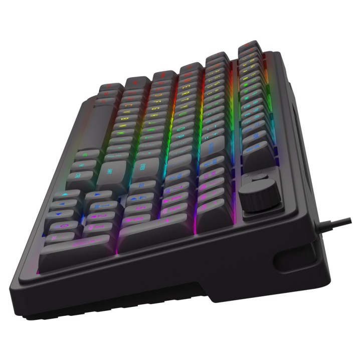 Savio Galaxis Tastiera Gaming USB QWERTY US Inglese Nero