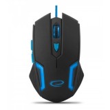 Esperanza EGM205B mouse destrimano USB Type-A ottico 2400 DPI