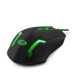 Esperanza EGM205G Fighter mouse gaming destrimano USB Type-A ottico 2400 DPI