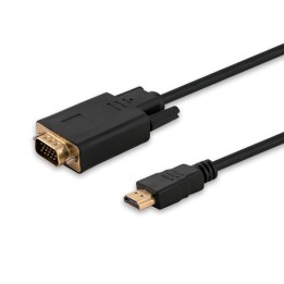 Savio CL-103 adattatore cavo video 1.8 m HDMI Type A (Standard) VGA (D-Sub) nero