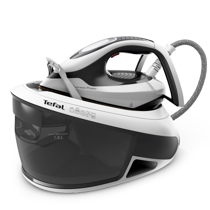 Tefal Express Power SV8130 2800 W 1.8 L Durilium AirGlide Piastra Autoclean Nero Bianco