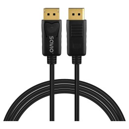 Savio CL-204 DisplayPort cavo 1 m nero