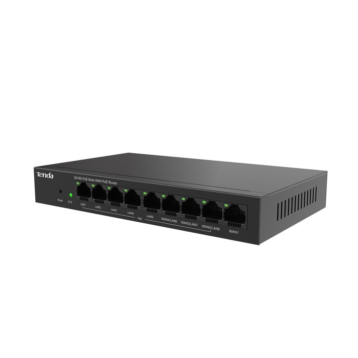 Tenda G0-8G-PoE router cablato Gigabit Ethernet nero