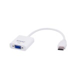 Savio CL-27B adattatore cavo video 0.1 m HDMI Type A (Standard) VGA (D-Sub) bianco