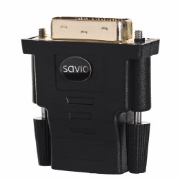 Savio CL-21 adattatore cavi DVI HDMI nero