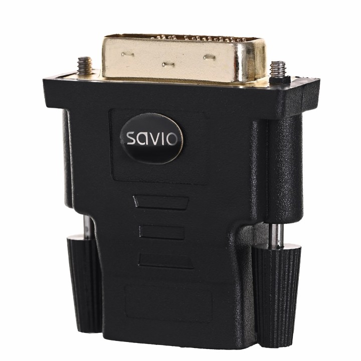 Savio CL-21 adattatore cavi DVI HDMI nero