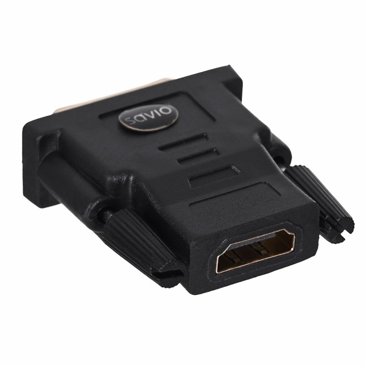 Savio CL-21 adattatore cavi DVI HDMI nero