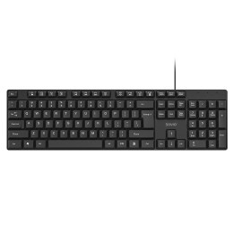 Savio KB-01 Tastiera per casa/ufficio USB QWERTY US inglese nero