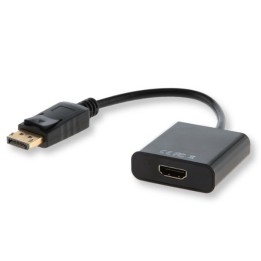 Savio CL-55 adattatore cavo video 0.2 m DisplayPort HDMI Type A (Standard) nero
