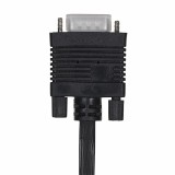 Savio Cl-202 VGA cavo 1.8 m VGA (D-Sub) nero