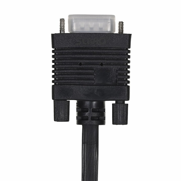 Savio Cl-202 VGA cavo 1.8 m VGA (D-Sub) nero