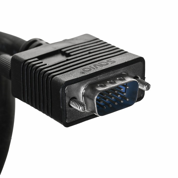 Savio Cl-202 VGA cavo 1.8 m VGA (D-Sub) nero