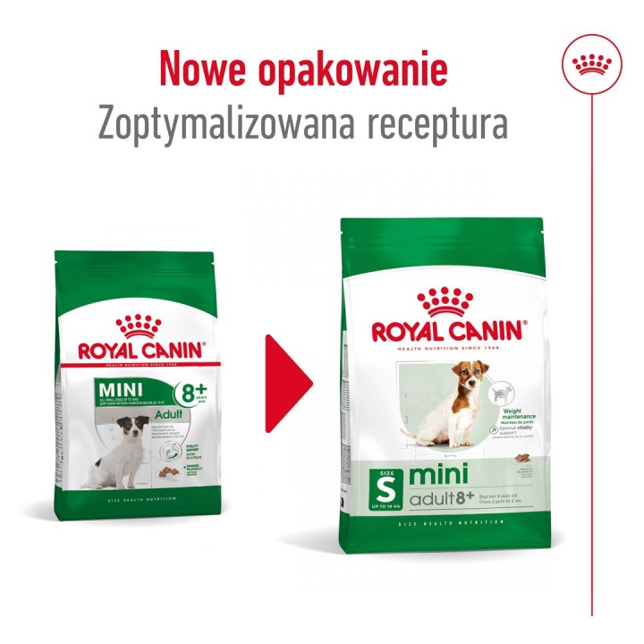 ROYAL CANIN Mini Adulto +8 - cibo secco per cani - 2 kg
