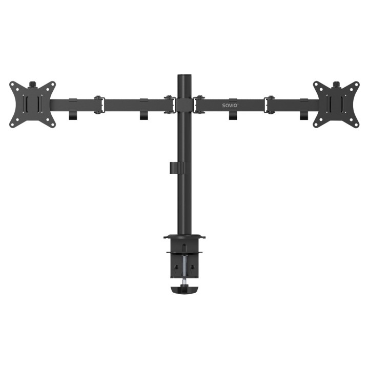 Savio UM-03 Supporto doppio da scrivania per monitor 17"–32"