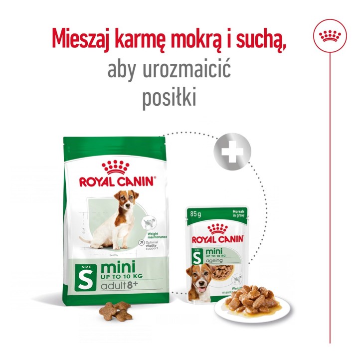 ROYAL CANIN Mini Adulto +8 - cibo secco per cani - 2 kg