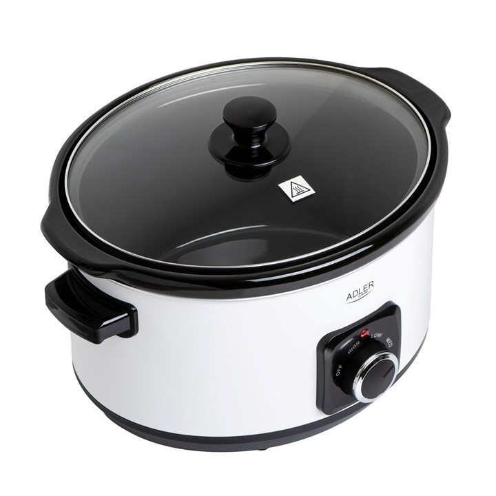 Adler AD 6413W pentola a cottura lenta 5.8 l Bianca