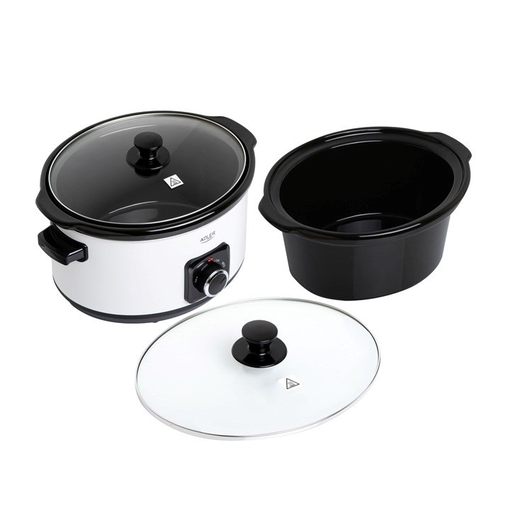 Adler AD 6413W pentola a cottura lenta 5.8 l Bianca
