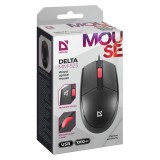 MOUSE DEFENDER DELTA MM-523 NERO OTTICO