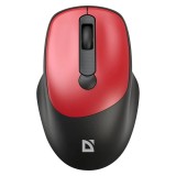 MOUSE DEFENDER FEAM MM-296 RF SILENT ROSSO